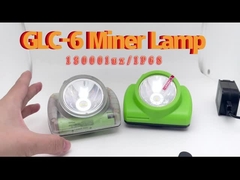 LED Underground Cordless Cap Lamp Rechargeable For Mining 15000lux 6.8Ah IP68