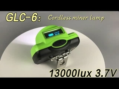 Miners Cap LED Mining Lamps 15000Lux ABS IP68 Waterproof 6.8Ah Rechargeable
