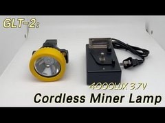 Underground Cordless Mining Cap Lamp 0.74W Explosion Proof For Miners Helmet
