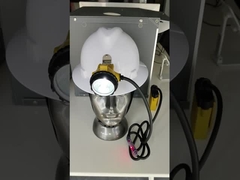 Rechargeable Miner Underground Coal Mine Helmet LED Mining Cap Lamp With Red Rear Light