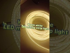 SMD5050 Waterproof IP68 Flexible Underground Mining Led Light Strip Explosion Proof Strip Light 220V