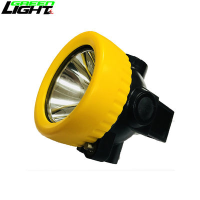 Lightweight Cordless Rechargeable Mining Cap Lamps 5000lux 3.7V 2.6Ah IP67