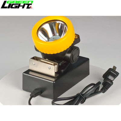 Lightweight Cordless Rechargeable Mining Cap Lamps 5000lux 3.7V 2.6Ah IP67