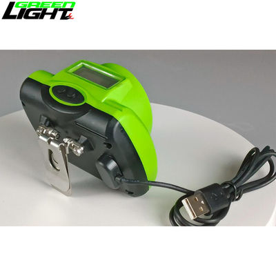 LED Underground Cordless Cap Lamp Rechargeable For Mining 15000lux 6.8Ah IP68