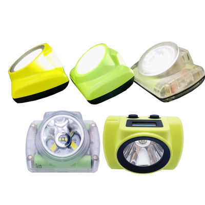 25000lux Luces de minería de carbón Luz de alta intensidad 6.8Ah 385lum 3.7V LED impermeable IP68