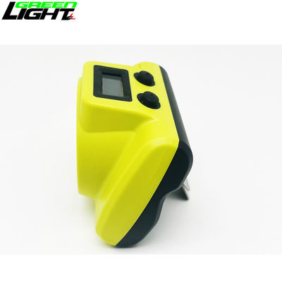 Safety LED Miners Head Lamp With OLED Display 20000lux Waterproof IP68