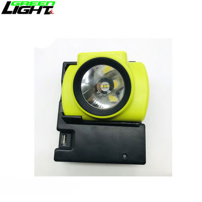 2.96W Rechargeable Mining Headlamp , 25000lux Underground Mining Lamp