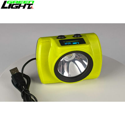 Lámpara portátil de minería LED, 25000 luces Lámpara de minería subterránea con cargador de cuna