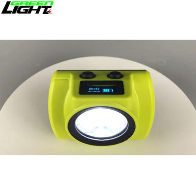 Lámpara de minería de seguridad IP68 impermeable, 3.7V Casco Luz de minería recargable