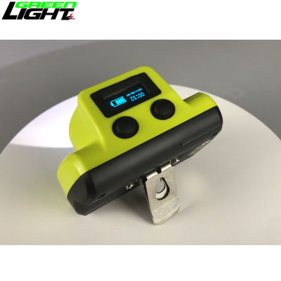 Lámpara de minería de seguridad IP68 impermeable, 3.7V Casco Luz de minería recargable