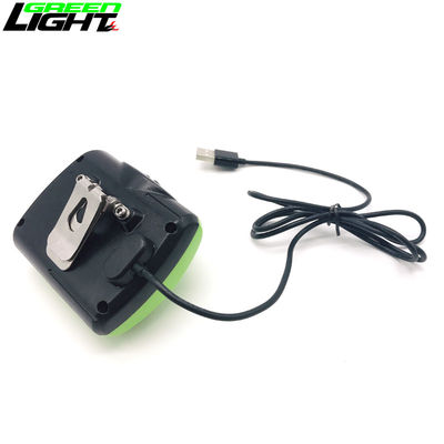15000LUX Casco Mineros lámpara de cabeza USB Carga IP68 a prueba de agua con SOS