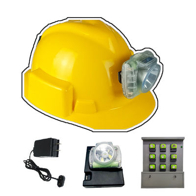 Luz de minería sin cables subterránea, 15000lux 3.7V faro de minería de carbón