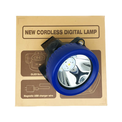 Casco de seguridad Luces de minería de carbón inalámbricas 3.7V 0.74W Con cargador de punto único