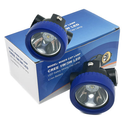 T2 Luz del casco del minero de carbón, lámpara de seguridad de mineros sin cables recargable LED