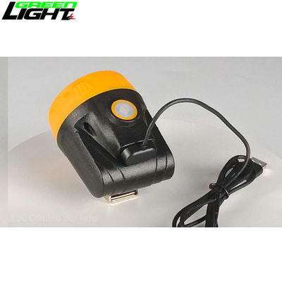 Lámpara de casco de minero inalámbrico pequeño, IP67 10000 Lux Luces de minería de carbón