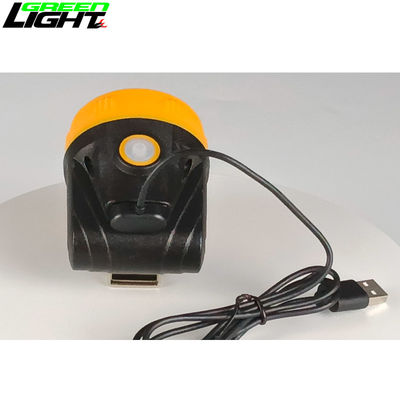 2.8AH LED Mining Cap luces de seguridad recargable ligero 10000 Lux 3.7V