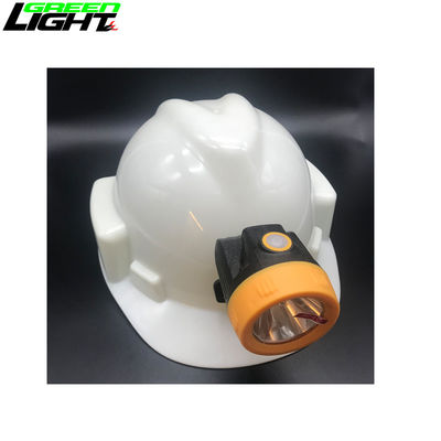 Lámpara de casco de seguridad recargable para mineros de carbón