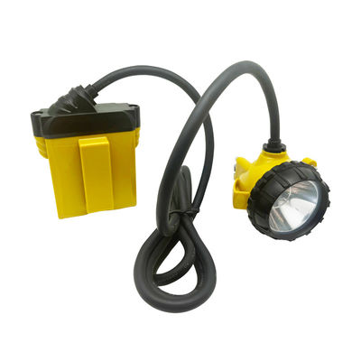 IP68 3.7V lámparas de minería LED con batería recargable por cable 25000lux faro