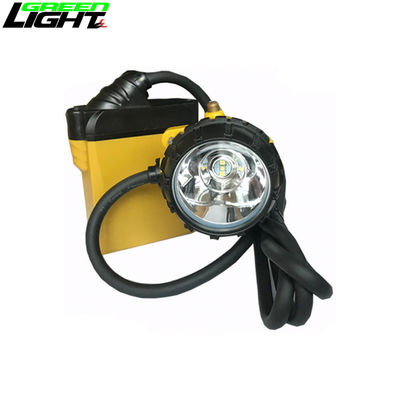 Lámparas de sombrero duro para minería de carbón subterránea 3W 25000 Lux Cables impermeables IP68
