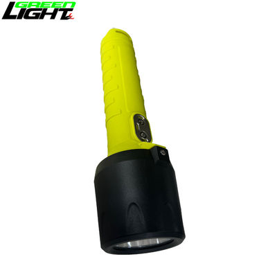 Torcha de linterna a prueba de explosión IP68 con SOS 480 Lum 6.4Ah