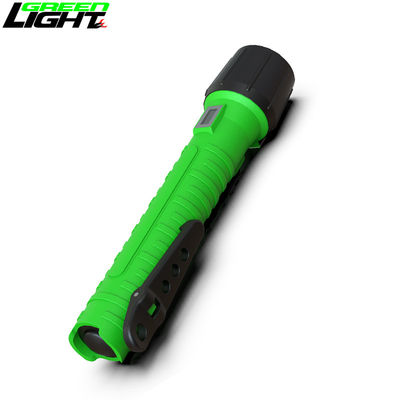 6.4Ah IP68 Explosion Proof LED Flashlight , 200 Meters Spark Proof Flashlight