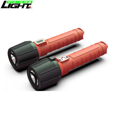 3.7V 6.6Ah Luz de linterna recargable a prueba de explosión, 10000 Lux Luz de linterna a prueba de fuego