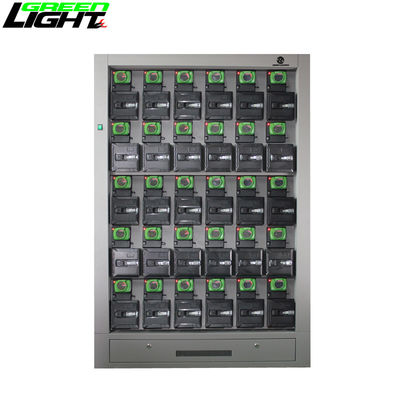 30 Unidades de cargador para GLC-6 Lámpara de tapa de minería de carbón con indicación del interruptor de alimentación