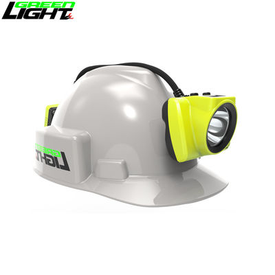 Semi Corded LED Mining Cap Lamp GLS-6 2.96W With LED Screen Explosion Proof