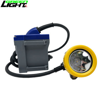 GLT-7C Luces de tapa de minería 6.6Ah Batería recargable 15000Lux Bajo tierra lámpara delantera de mineros con cable