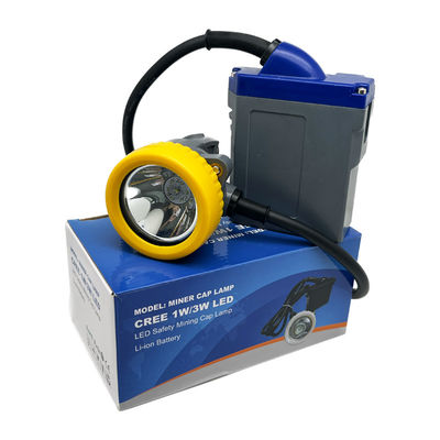 Lámpara de minería recargable a prueba de explosión 15000lux 3.7V 6.6Ah IP68 15 horas Tiempo de trabajo largo