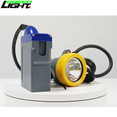 216 Lum Lámpara de minería recargable con 1 luz principal 2 luces auxiliares 420g IP68