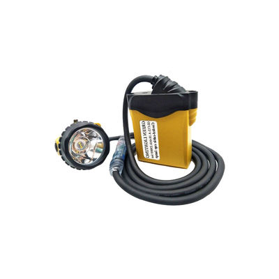 25000lux Miners LED Cap Lamp Safety With Warning High Beam IP68 Impact Resistant