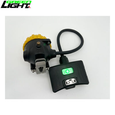 15000lux Minería Hard Hat luz con luz de advertencia trasera 3.7V 450mA 1.7W