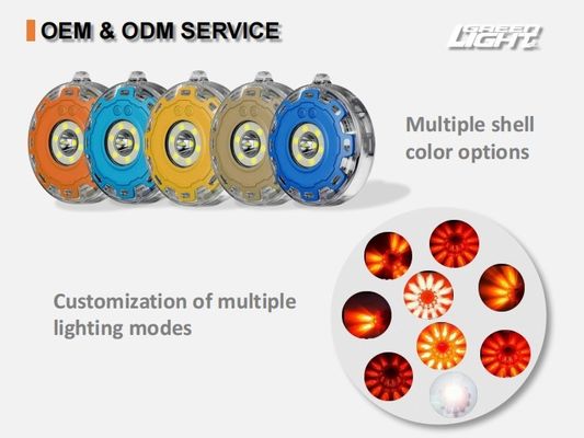 GL-WF02 Luz de advertencia LED multifuncional recargable de 3500 mAh Luces de advertencia intermitentes de tráfico en carretera