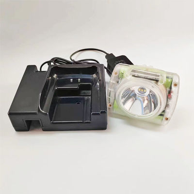 Lámpara de cabeza de minero LED inalámbrica 18000 Lux 6.8Ah Lámpara de minería a prueba de explosiones Lámpara de frente impermeable para la caza de minas
