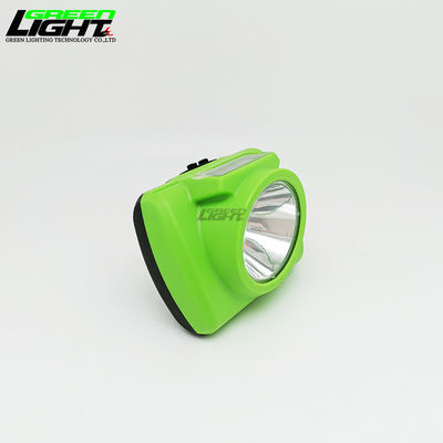 Luz de minería inalámbrica LED confiable GLC-6 Lámparas de tapa recargables de color verde para la seguridad de los mineros