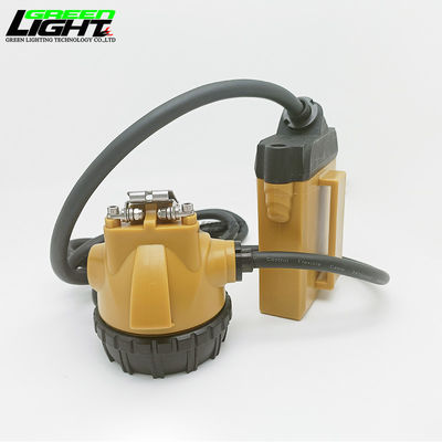 25000Lux lámpara de tapa de minería de alta con cable, antiexplosivo IP68 Luces de casco de seguridad de minería de carbón