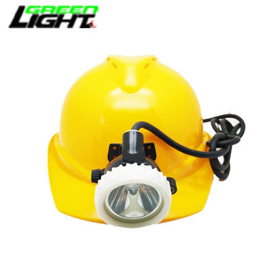 10000lux Subterráneo de minería Cap lámpara de cabeza de la antorcha IP67 Corded Miner Led faros