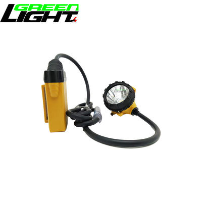 Rechargeable 25000lux Mining Cap Lamp  Led Waterproof 10.4Ah Miner Headlamp
