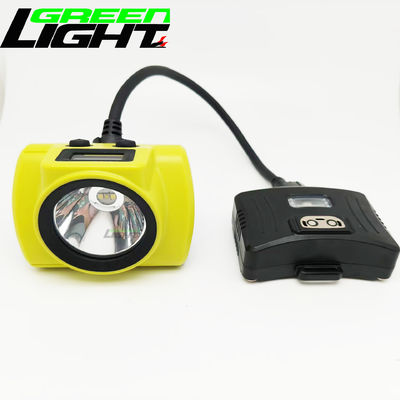 Luz más brillante de los mineros de Led 6.8Ah Lithium-ion recargable 2.96W lámpara de tapa semicordado