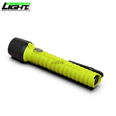 Nueva linterna de rescate a prueba de explosión LED 10000Lux, Super brillante Abs linterna resistente a la llama Ip68