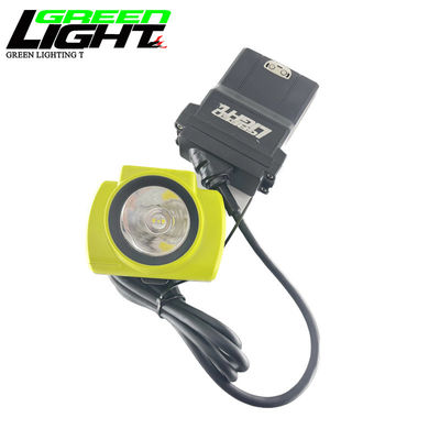 IP68 Water-Proof 530Lum LED Coal Miners Head Lamp with OLED Screen and Big Lighting Spot