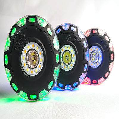 16 LED F5 Fuente de luz RGB Luz de señal LED recargable para vehículos de emergencia