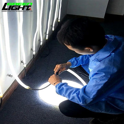 SMD5050 Waterproof IP68 Flexible Underground Mining Led Light Strip Explosion Proof Strip Light 220V