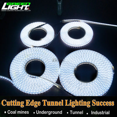 Resistente a altas temperaturas impermeable IP68 Flexible luces de LED de banda de silicona moldeado minería luz de LED de banda al aire libre