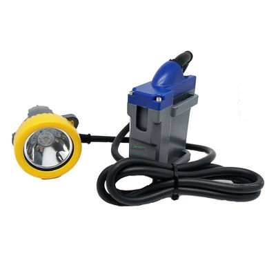 Luzes de minería de carbón con cable GLT-7C 15000LUX Brillo y batería recargable de 6.6Ah