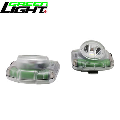 Iluminación verde Lámpara de tapa de minería subterránea Lámpara LED recargable sin cable
