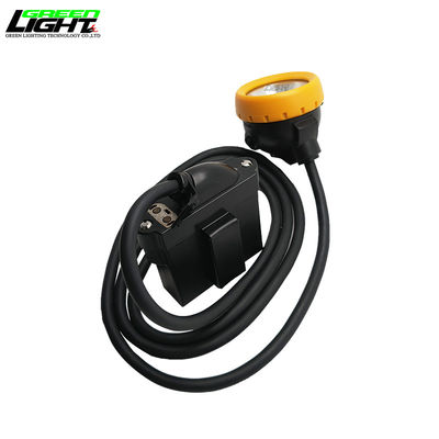 12000Lux 18 horas Lámpara de minería con cable LED Inodoro Ip68 Casco de seguridad para minas Luz
