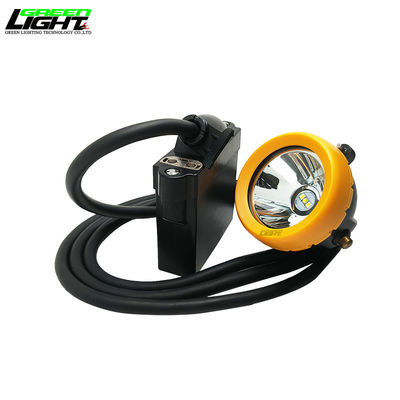 12000Lux 18 horas Lámpara de minería con cable LED Inodoro Ip68 Casco de seguridad para minas Luz