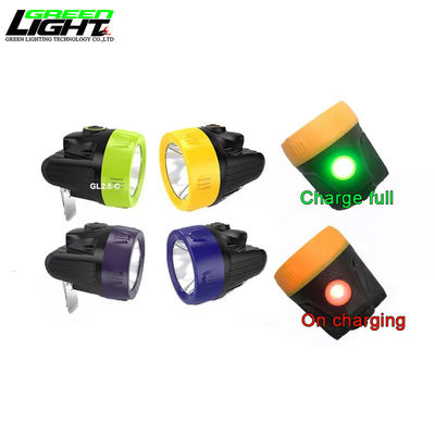 Powerful 143Lm Illuminous Rechargeable Wireless Mining Underground Cordless Cap Lamp Led Head Helmet Lamps